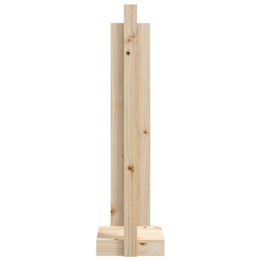vidaXL Ξυλοθήκη 33,5x30x110 εκ. από Μασίφ Ξύλο Πεύκου