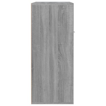 vidaXL Παπουτσοθήκη Γκρι Sonoma 60x35x84cm από Επεξεργασμένο Ξύλο
