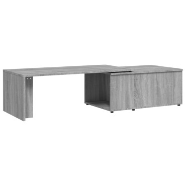 vidaXL Τραπεζάκι Σαλονιού Γκρι Sonoma 150x50x35cm Επεξεργασμένο Ξύλο 1 τεμ.