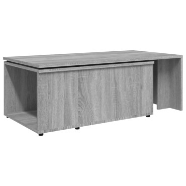vidaXL Τραπεζάκι Σαλονιού Γκρι Sonoma 150x50x35cm Επεξεργασμένο Ξύλο 1 τεμ.