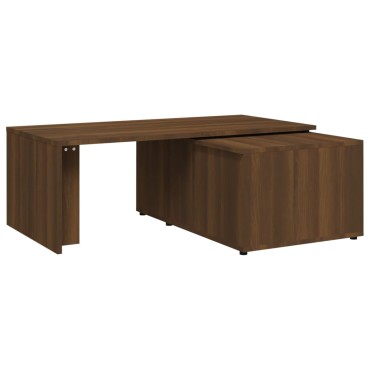 vidaXL Τραπεζάκι Σαλονιού Καφέ Δρυς 150x50x35cm Επεξεργασμ. Ξύλο 1 τεμ.