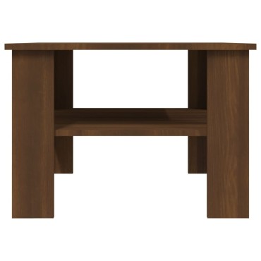vidaXL Τραπεζάκι Σαλονιού Καφέ Δρυς 60x60x42cm Επεξεργασμένο Ξύλο 1 τεμ.
