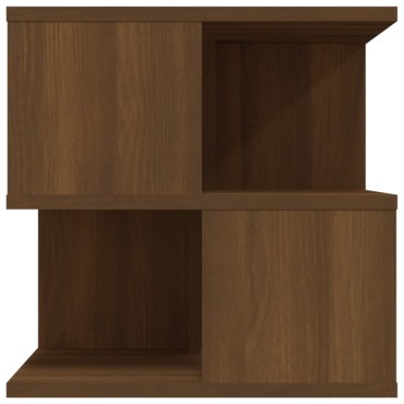 vidaXL Βοηθητικό Τραπέζι Καφέ Δρυς 40x40x40cm Επεξεργασμένο Ξύλο 1 τεμ.