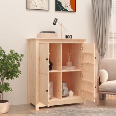 vidaXL Συρταριέρα 83x41,5x100cm από Μασίφ Ξύλο Πεύκου 1 τεμ.