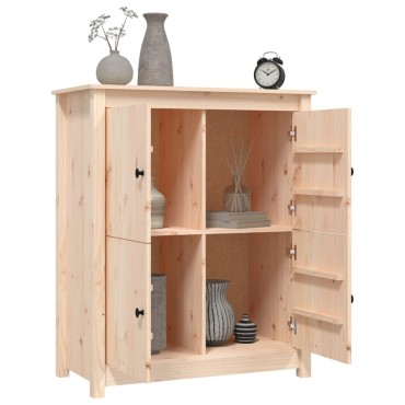 vidaXL Συρταριέρα 83x41,5x100cm από Μασίφ Ξύλο Πεύκου 1 τεμ.