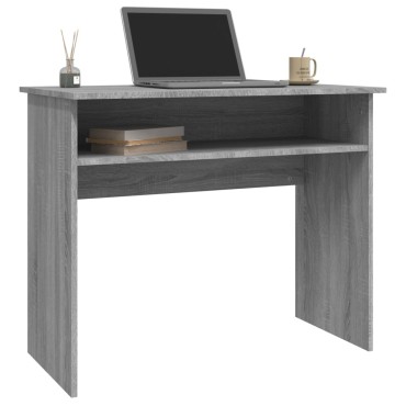 vidaXL Γραφείο Γκρι Sonoma 90x50x74cm από Επεξεργασμένο Ξύλο 1 τεμ.