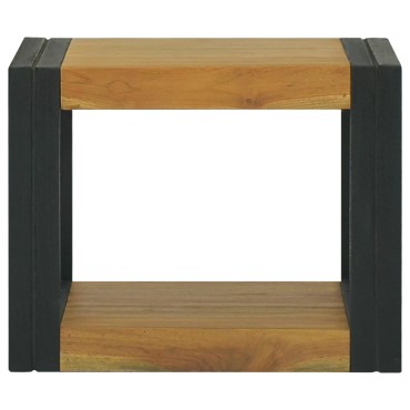 vidaXL Έπιπλο Μπάνιου Επιτοίχιο 45x45x35cm από Μασίφ Ξύλο Teak 1 τεμ.