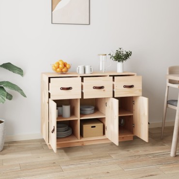 vidaXL Ντουλάπι 100x40x75cm από Μασίφ Ξύλο Πεύκου 1 τεμ.