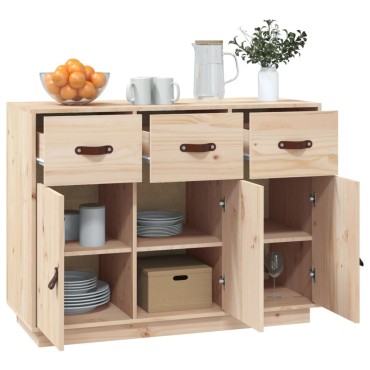 vidaXL Ντουλάπι 100x40x75cm από Μασίφ Ξύλο Πεύκου 1 τεμ.