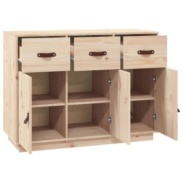 vidaXL Ντουλάπι 100x40x75cm από Μασίφ Ξύλο Πεύκου 1 τεμ.