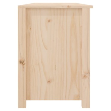 vidaXL Παπουτσοθήκη 160x36,5x50cm από Μασίφ Ξύλο Πεύκου