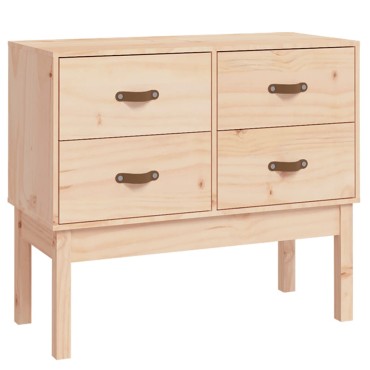 vidaXL Ντουλάπι Κονσόλα 90x40x78cm από Μασίφ Ξύλο Πεύκου 1 τεμ.