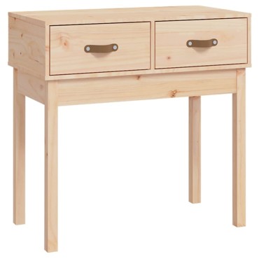 vidaXL Τραπέζι Κονσόλα 76,5x40x75cm από Μασίφ Ξύλο Πεύκου 1 τεμ.