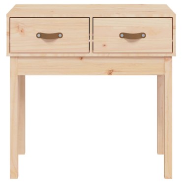 vidaXL Τραπέζι Κονσόλα 76,5x40x75cm από Μασίφ Ξύλο Πεύκου 1 τεμ.
