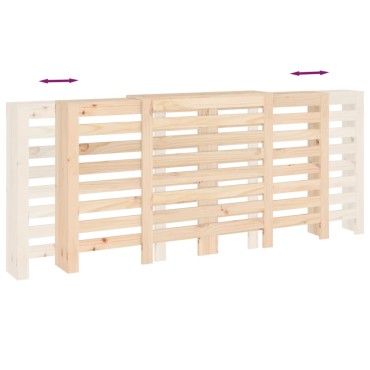 vidaXL Κάλυμμα Καλοριφέρ 210x21x85 εκ. από Μασίφ Ξύλο Πεύκου
