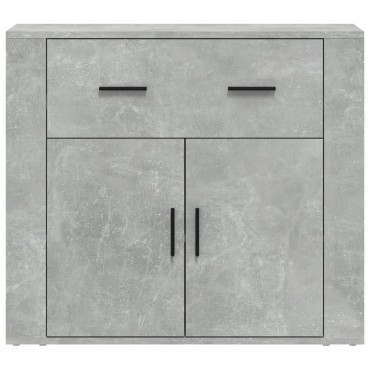 vidaXL Ντουλάπι Γκρι Σκυροδέματος 80x33x70cm Επεξεργασμένο Ξύλο 1 τεμ.