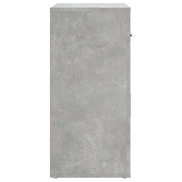 vidaXL Ντουλάπι Γκρι Σκυροδέματος 80x33x70cm Επεξεργασμένο Ξύλο 1 τεμ.