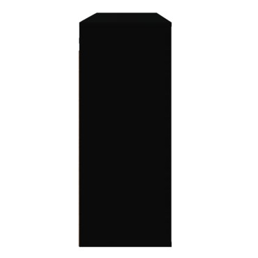 vidaXL Ντουλάπι Τοίχου Μαύρο 80x33x80cm Επεξεργασμένο Ξύλο 1 τεμ.