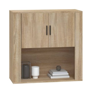 vidaXL Ντουλάπι Τοίχου Sonoma Δρυς 80x33x80cm Επεξεργασμένο Ξύλο 1 τεμ.