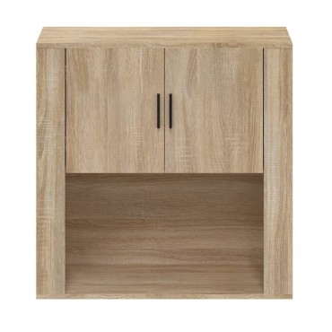 vidaXL Ντουλάπι Τοίχου Sonoma Δρυς 80x33x80cm Επεξεργασμένο Ξύλο 1 τεμ.
