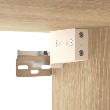 vidaXL Ντουλάπι Τοίχου Sonoma Δρυς 80x33x80cm Επεξεργασμένο Ξύλο 1 τεμ.