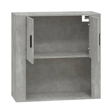 vidaXL Ντουλάπι Τοίχου Γκρι Σκυρ. 80x33x80cm Επεξεργασμένο Ξύλο 1 τεμ.