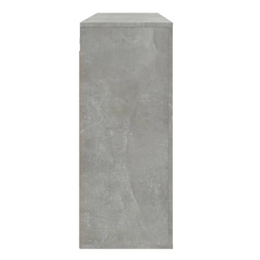 vidaXL Ντουλάπι Τοίχου Γκρι Σκυρ. 80x33x80cm Επεξεργασμένο Ξύλο 1 τεμ.