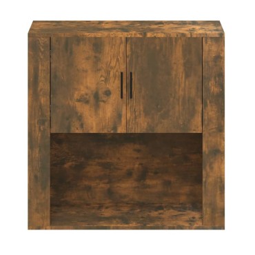 vidaXL Ντουλάπι Τοίχου Καπνιστή Δρυς 80x33x80cm Επεξεργασμένο Ξύλο 1 τεμ.
