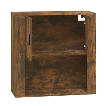 vidaXL Ντουλάπι Τοίχου Καπνιστή Δρυς 80x33x80cm Επεξεργασμένο Ξύλο 1 τεμ.