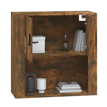 vidaXL Ντουλάπι Τοίχου Καπνιστή Δρυς 80x33x80cm Επεξεργασμένο Ξύλο 1 τεμ.