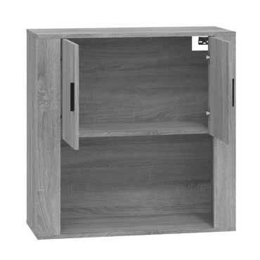 vidaXL Ντουλάπι Τοίχου Γκρι Sonoma 80x33x80cm Επεξεργασμένο Ξύλο 1 τεμ.