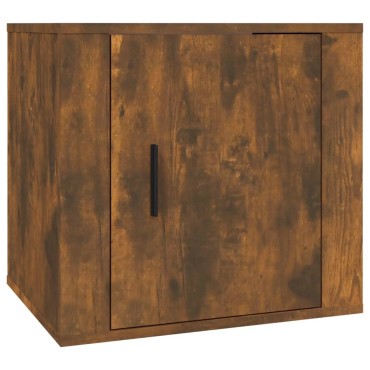 vidaXL Κομοδίνο Καπνιστή Δρυς 50x39x47cm 1 τεμ.