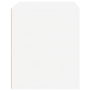 vidaXL Κομοδίνα Γυαλιστερό Λευκό 50x39x47cm 1 τεμ.