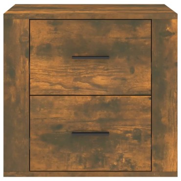 vidaXL Κομοδίνο Καπνιστή Δρυς 50x39x47cm 1 τεμ.
