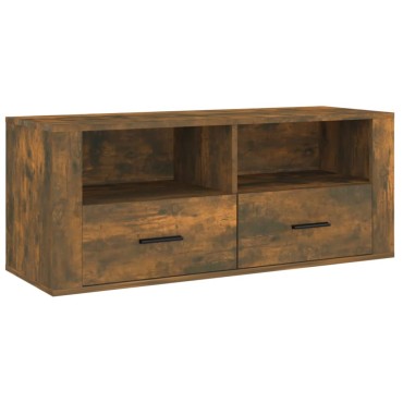 vidaXL Έπιπλο Τηλεόρασης Καπνιστή Δρυς 100x35x40cm Επεξ. Ξύλο