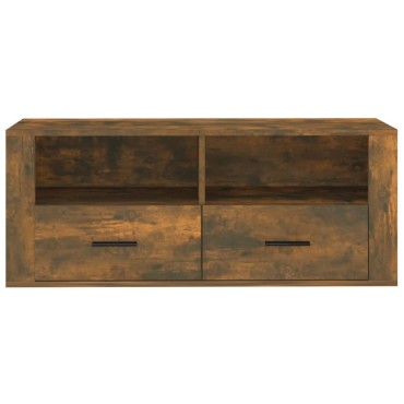 vidaXL Έπιπλο Τηλεόρασης Καπνιστή Δρυς 100x35x40cm Επεξ. Ξύλο