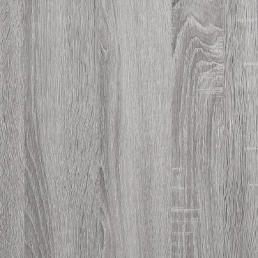 vidaXL Τρόλεϊ Κουζίνας Sonoma Γκρι 60x45x80cm από Επεξεργασμένο Ξύλο 1 τεμ.