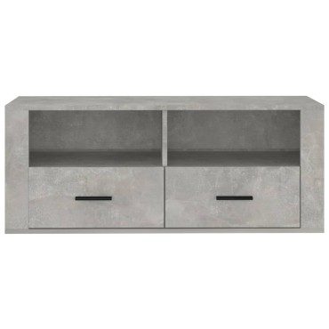 vidaXL Έπιπλο Τηλεόρασης Γκρι Σκυρ. 100x35x40cm Επεξ. Ξύλο