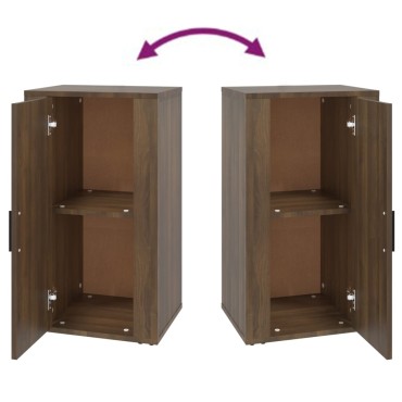 vidaXL Ντουλάπι Καφέ Δρυς 40x33x70cm από Επεξεργασμένο Ξύλο 1 τεμ.