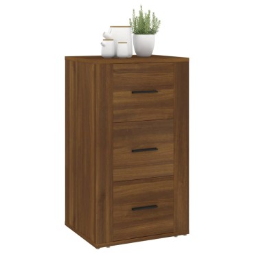 vidaXL Ντουλάπι Καφέ Δρυς 40x33x70cm από Επεξεργασμένο Ξύλο 1 τεμ.