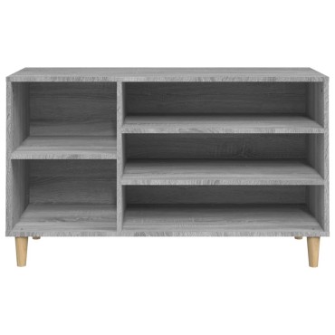 vidaXL Παπουτσοθήκη Γκρι Sonoma 102x36x60cm από Επεξεργασμένο Ξύλο