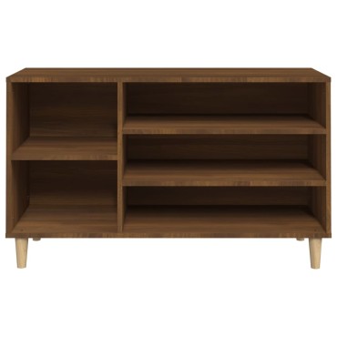 vidaXL Παπουτσοθήκη Καφέ Δρυς 102x36x60cm από Επεξεργασμένο Ξύλο