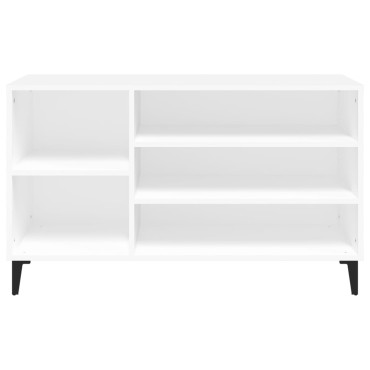 vidaXL Παπουτσοθήκη Λευκή 102x36x60cm από Επεξεργασμένο Ξύλο