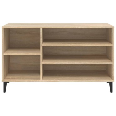 vidaXL Παπουτσοθήκη Sonoma Δρυς 102x36x60cm από Επεξεργασμένο Ξύλο