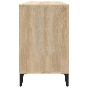 vidaXL Παπουτσοθήκη Sonoma Δρυς 102x36x60cm από Επεξεργασμένο Ξύλο
