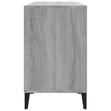 vidaXL Παπουτσοθήκη Γκρι Sonoma 102x36x60cm από Επεξεργασμένο Ξύλο