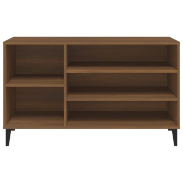 vidaXL Παπουτσοθήκη Καφέ Δρυς 102x36x60cm από Επεξεργασμένο Ξύλο
