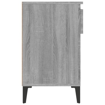 vidaXL Παπουτσοθήκη Γκρι Sonoma 102x36x60cm από Επεξεργασμένο Ξύλο