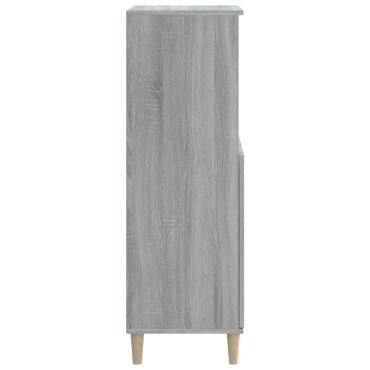 vidaXL Ντουλάπι Γκρι Sonoma 60x36x110cm από Επεξεργασμένο Ξύλο 1 τεμ.