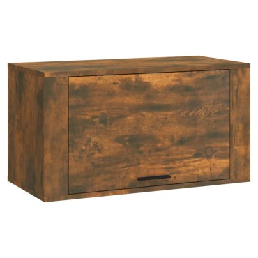 vidaXL Παπουτσοθήκη Επιτοίχια Καπν. Δρυς 70x35x38cm Μασίφ Ξύλο Πεύκου